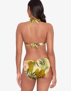 Island Tropical Rattan Ring Bikini Pant - Print