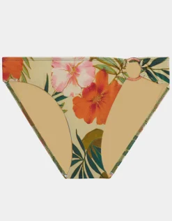Island Tropical Rattan Ring Bikini Pant - Print