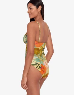 Island Tropical V Wire Swimsuit - Print