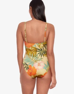 Island Tropical V Wire Swimsuit - Print