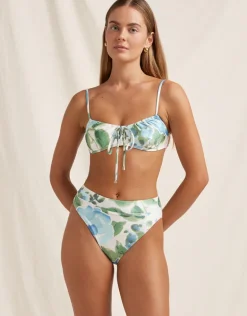 Isles Mid High Cut Bikini Pant - Watercolour