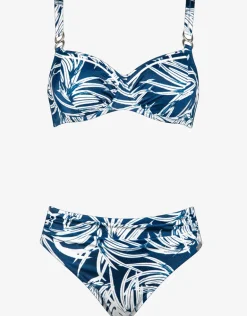 Jean Breeze Underwired Bikini Set - Denim White