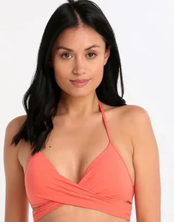Jetset Crossover Top - Coral