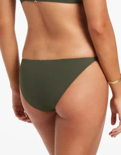 Jetset Skinny Side Hipster Bikini Pant - Olive