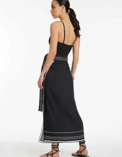 Jetset Tie Sarong - Black