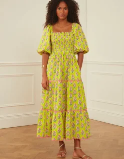 Jodhpur Dress - Lime Tulip