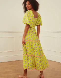 Jodhpur Dress - Lime Tulip