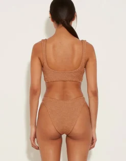 Juno Bikini Set - Metallic Cocoa