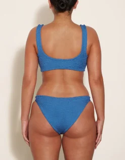 Juno Bikini Set - Metallic Denim
