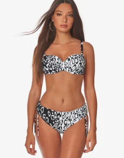 Kalina Underwired Bikini Set - Black and White