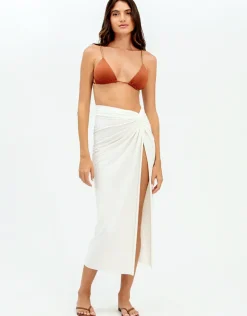 Karen Midi Skirt - Off White