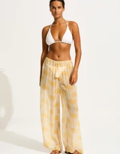 Kasbah Beach Pants - Ecru