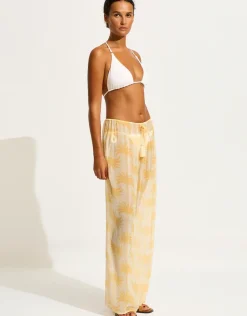 Kasbah Beach Pants - Ecru
