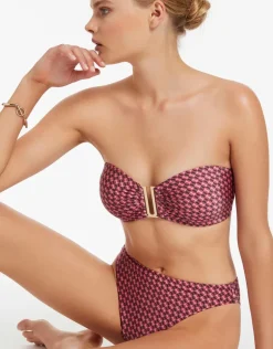 Lalita Bandeau Bikini Top - Orchid