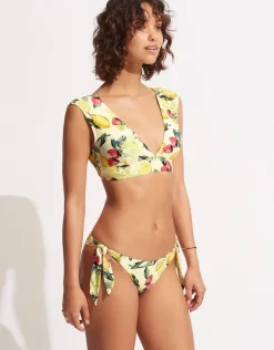Lemoncello Tie Side Bikini Pant - Lemoncello