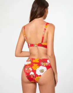 Lilia Maxi Bikini Pant - Red
