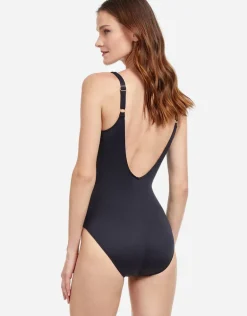 Liv Wrap Swimsuit - Black