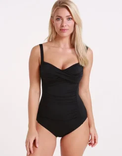 Lucille Longer Length Swimsuit - Black