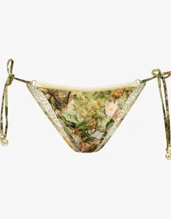 Lush Utopia Tie Side Bikini Pant - Botanical Camo