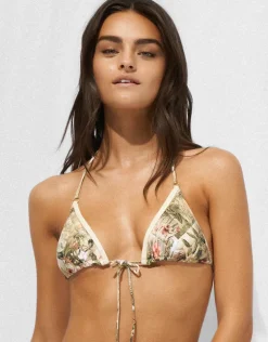 Lush Utopia Triangle Bikini Top - Botanical Camo