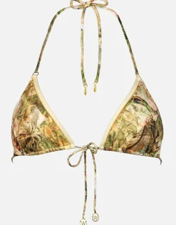 Lush Utopia Triangle Bikini Top - Botanical Camo