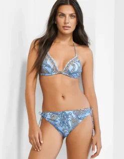 Majorelle Triangle Bikini Top - Oriental Horizon Blue