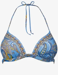Majorelle Triangle Bikini Top - Oriental Horizon Blue