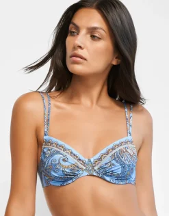 Majorelle Underwired Bikini Top - Oriental Horizon Blue