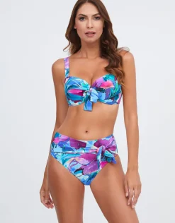 Malena Balcony Bikini Top - Turquoise