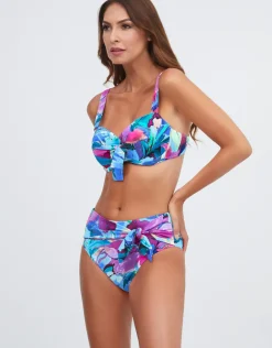 Malena Maxi Control Bikini Pant - Turquoise