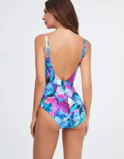 Malena Wrap Swimsuit - Turquoise