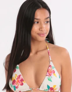 Mandalay Mino Tri Bikini Top - Cream