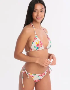 Mandalay Mino Tri Bikini Top - Cream