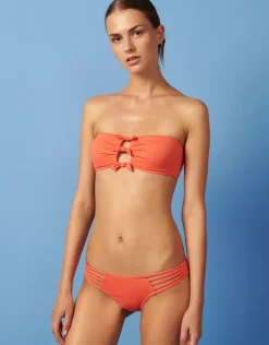 Marijani Nayla Multi Strap Bikini Bottom - Coral