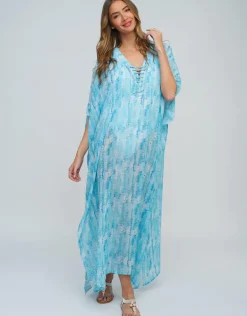 Marina Maxi Kaftan - Blue