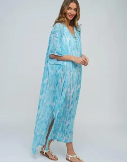 Marina Maxi Kaftan - Blue