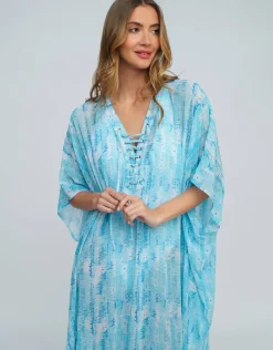 Marina Maxi Kaftan - Blue