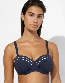 Marine Mindset Underwired Bikini Top - Skipper Blue