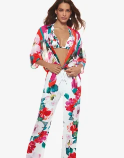 Melania Beach Trouser - Floral Multi