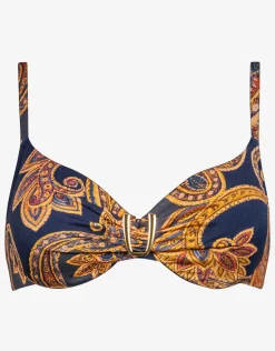 Memory Underwired Bikini Top - Sunset Navy