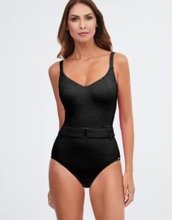 Mia Underwired Swimsuit - Black