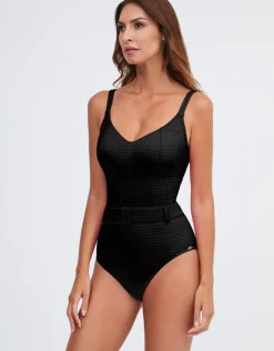Mia Underwired Swimsuit - Black