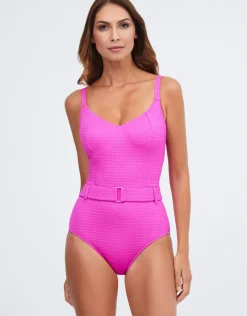 Mia Underwired Swimsuit - Fuchsia Pink