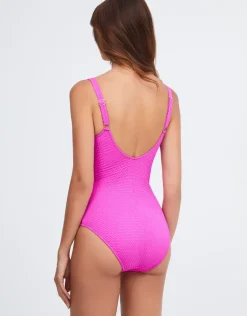 Mia Underwired Swimsuit - Fuchsia Pink