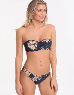 Mid Summer Brazilian Bikini Bottom - Indigo