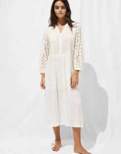 Midi Beach Dress - Optic White