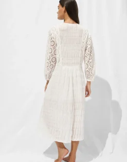 Midi Beach Dress - Optic White