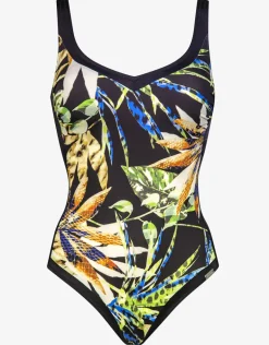Midnight Sounds Moulded Swimsuit - Ethno Jungle