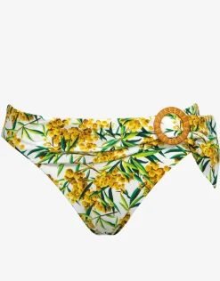 Mimosa Bikini Pant - White Summer