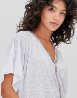 Mini Abaya Dress - White